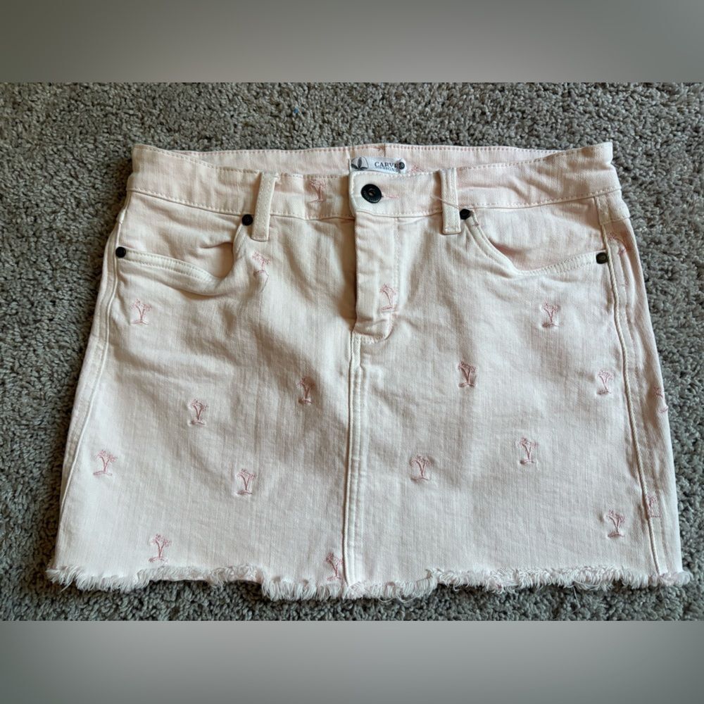 Carve Designs Pink Mini Skirt